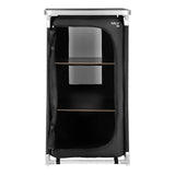 NILS CAMP Campingschrank mit Arbeitsplatte - faltbarer Outdoor Schrank für Camping & Reisen