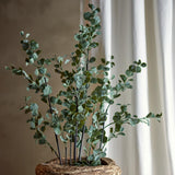 Bloomingville Eucalyptus Kunstpflanze Grün 117cm mit Topf