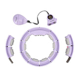Hula Hoop Reifen mit Zähler, Magneten und Gewicht verstellbar Violett | HMS HHM13