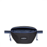 Eastpak SPRINGER, Kleine Umhängetasche, Kontrast Prep Black (blau) , 2L, Bauchtasche