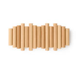 Umbra Picket - Moderne Garderobenleiste mit 5 Garderobenhaken, Natur, aus Kiefernholz