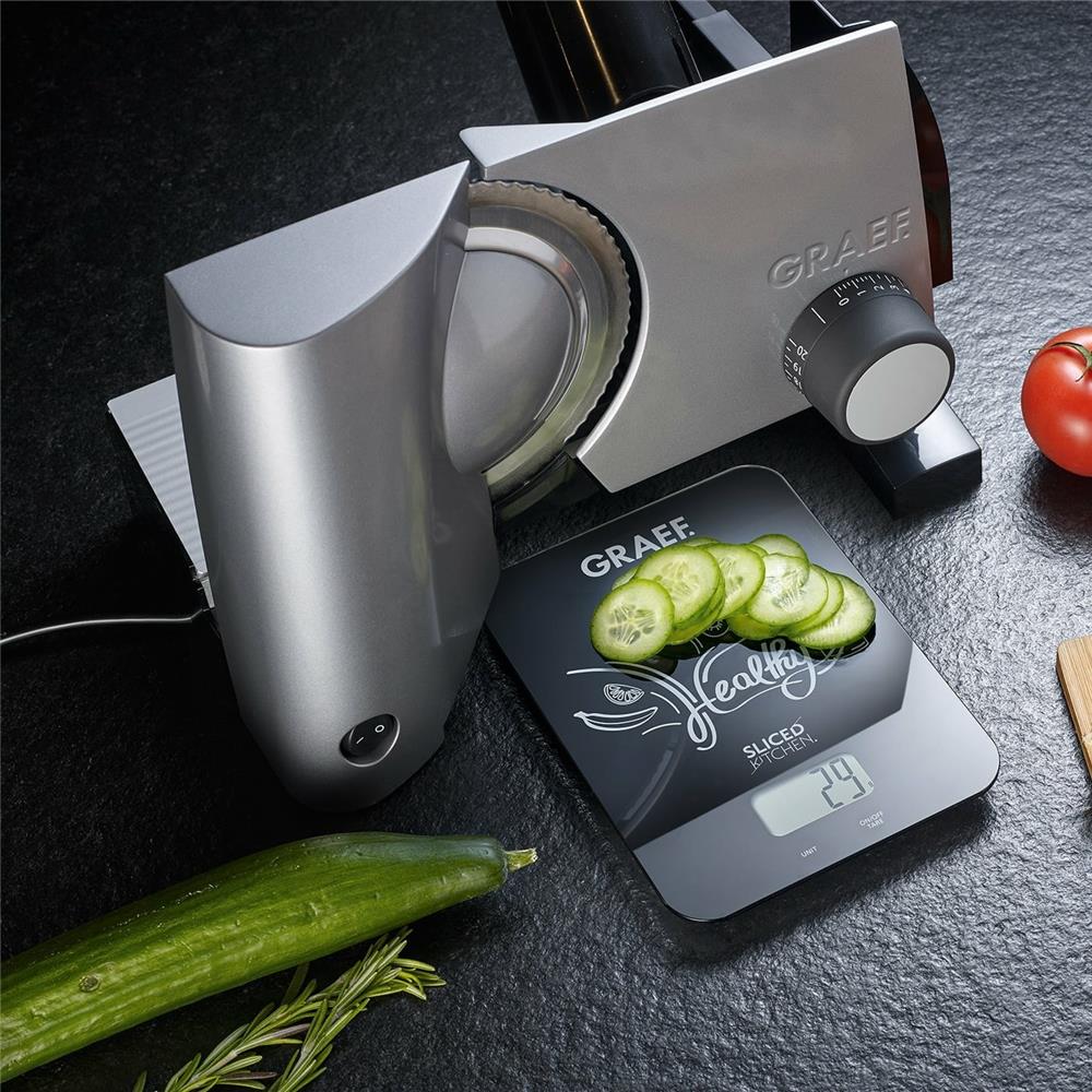 GRAEF SKS 300 Allesschneider in Silber inkl. MiniSlice | B-Ware