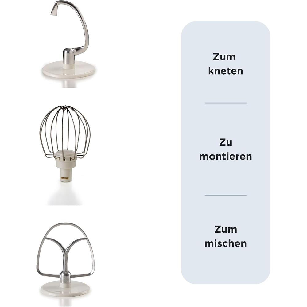 Ariete Vintage Küchenmaschine, Blau, 5,5-L-Schüssel, Knet- und Rührmaschine, Groß