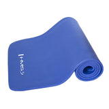 Yogamatte 183 x 61 x 1 cm Fitnessmatte Blau Gymnastikmatte rutschfest | HMS YM03