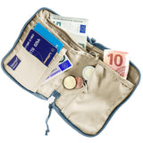 deuter Zip Wallet, Geldbörse, atlantic-desert (blau), Portemonnaie, Reiseetui