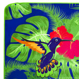 NILS Mikrofaserhandtuch 160x80 cm Blumen - schnelltrocknendes Handtuch für Camping, Strand & Sport