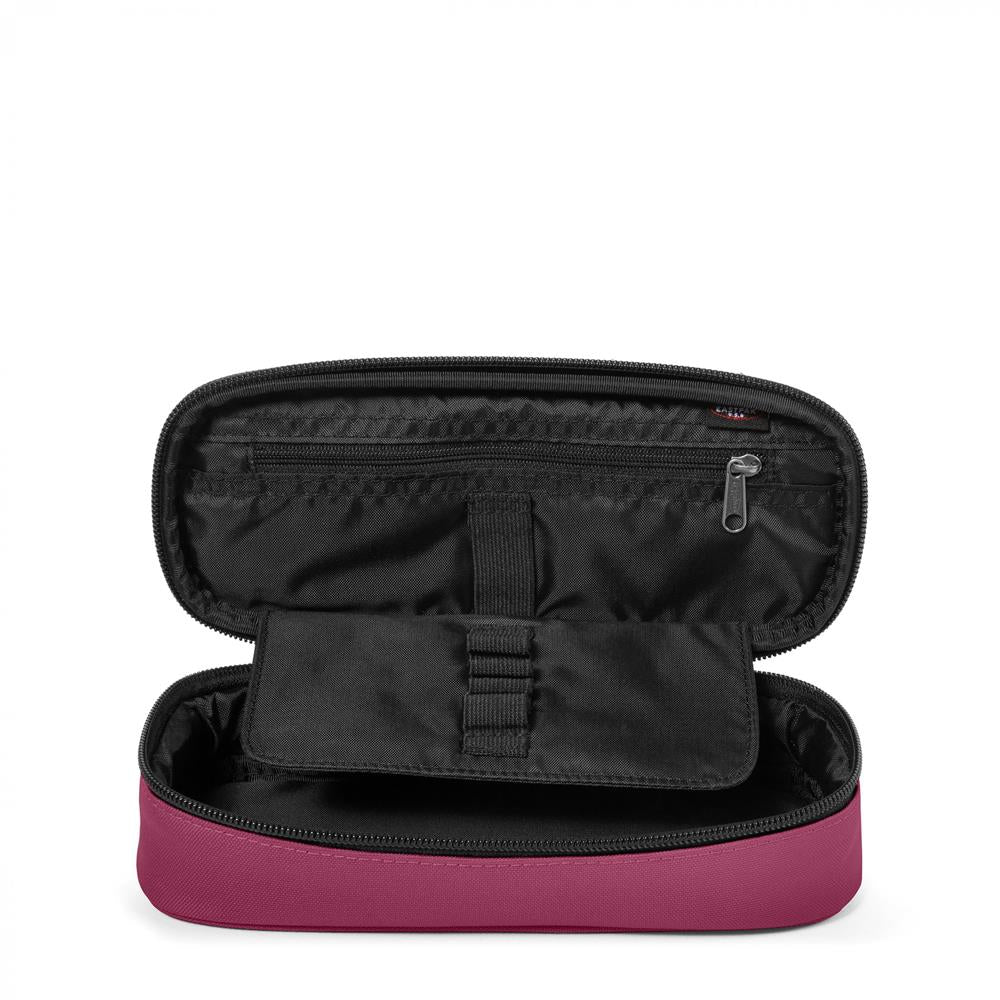 Eastpak OVAL SINGLE, Federmäppchen, Wine Burgundy (rot), mittelgroße Federmappe, Federtasche