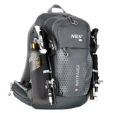 NILS CAMP Trekkingrucksack Wayfarer 35L in Grau - komfortabler Outdoor Rucksack mit Belüftung