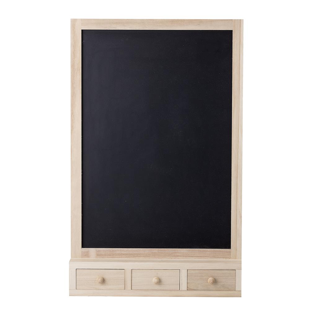 Bloomingville MINI Higma Kindertafel Natur Paulowniaholz Schreibtafel Kreidetafel dänisches Design