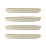 Bloomingville Hadden Servierplatte Set 4er Grün Steingut 29cm