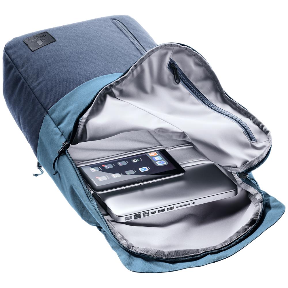 deuter UP Seoul, Rucksack, ink-atlantic (blau), 26L, mit Flaschenhalter und Laptopfach