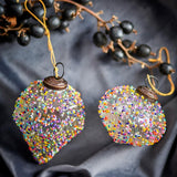 Bloomingville Chanda Weihnachtsanhänger Glas 2er Set Christbaumschmuck