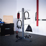 Zubehörständer mit 8 Haken Fitnessstudio Aufbewahrung | HMS STR33