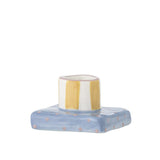 Bloomingville Tacana Kerzenhalter Bunt Steingut Mosaik 6x3,5cm