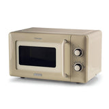 Ariete Vintage Mikrowelle, Beige, 20L Mikrowellenofen im Retro-Design, 800W, 5 Stufen