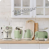 Ariete Vintage Multifunktions-Küchenmaschine, Grün, 2,1L, 1000W, Universalküchenmaschine