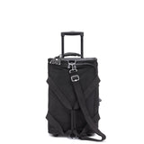 Kipling TEAGAN US, Kleine Reisetasche, Black Noir (schwarz), 39L, Handgepäck, 2-Rollen