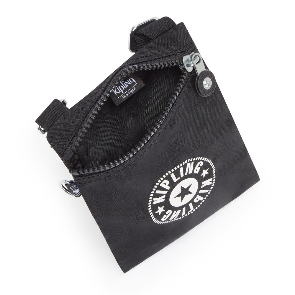 Kipling AFIA LITE, Crossbodytasche, Black Noir (schwarz), mit verstellbarem Schultergurt