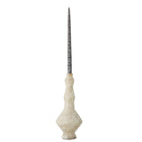 Bloomingville Bancroft Kerzenhalter Weiß Terrakotta 13,5x33cm
