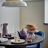 Bloomingville Willa Eierbecher 2er-Set, Bunt – handbemalte Steingut-Eierbecher