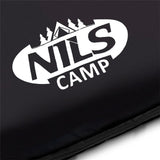NILS CAMP Schlafsack Schwarz-Blau - leichter Sommerschlafsack für Camping, Trekking & Outdoor