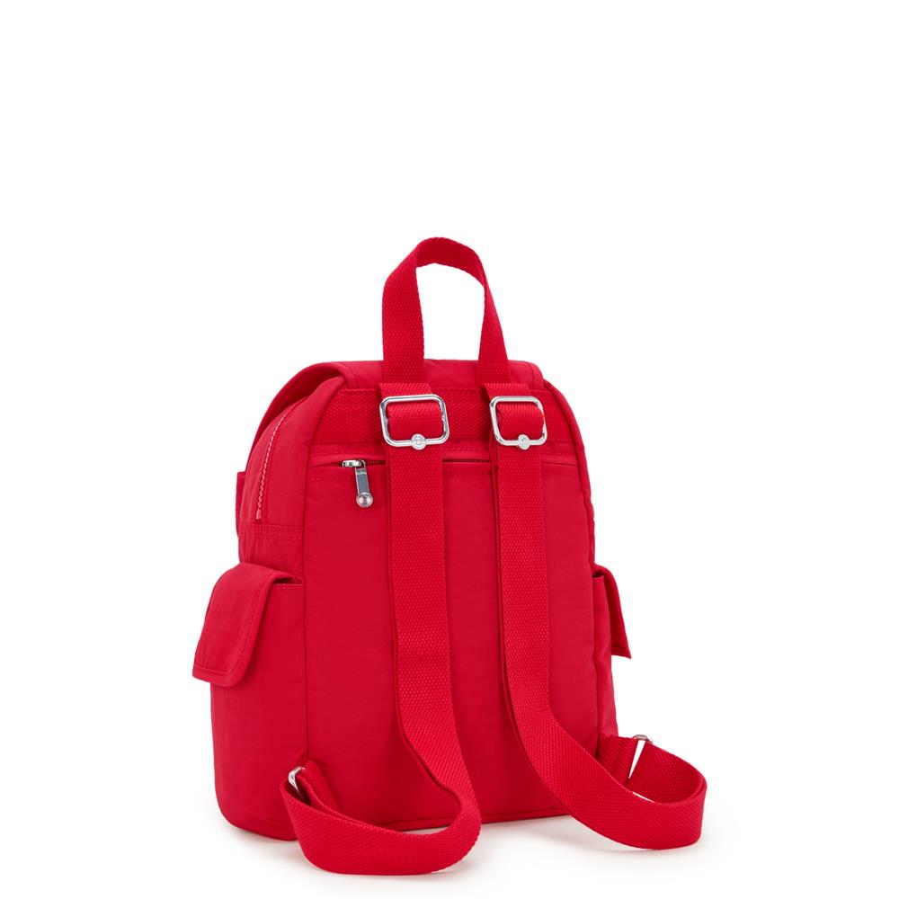 Kipling CITY PACK MINI, Extra kleiner Rucksack, Red Rouge (rot), 9L, Kompakt & Stylisch
