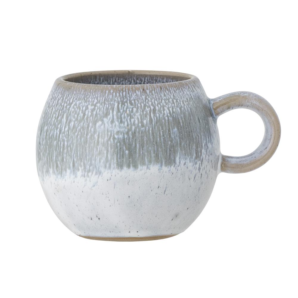 Bloomingville Paula Tasse, Blau/Grau, 250ml, Steingut, dänisches Design