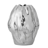 Bloomingville Bobby Vase Silber Steingut 23,5x29cm