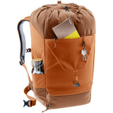 deuter Utilion 34+5, Rucksack, pecan-mocha (orange), 39L, mit Flaschenhalter und Laptopfach