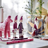Bloomingville Elion Deko, Bunt, Weihnachtsfigur aus Polyresin