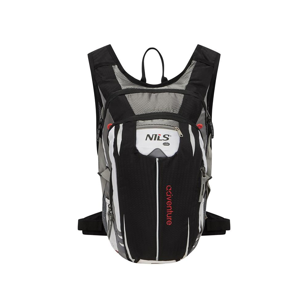 NILS CAMP Tagesrucksack Adventure 25L in Schwarz - leichter Outdoor Rucksack für Wandern & Sport