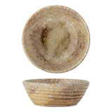 Bloomingville Milani Schale, 300 ml – Handgefertigte Steingutschale in Braun mit perlmuttartiger Glasur