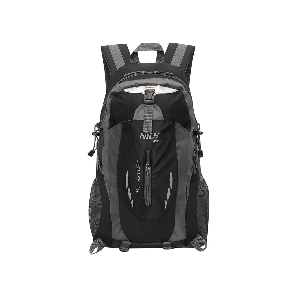 NILS CAMP Trekkingrucksack Valley 40L Schwarz - Outdoor Rucksack Wandern Camping