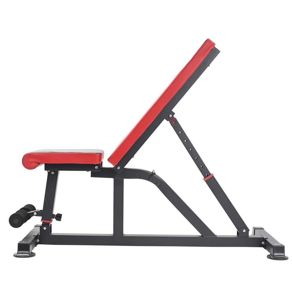 Hantelbank Flachbank bis 200 kg klappbar verstellbar | HMS L8015