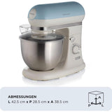 Ariete Vintage Küchenmaschine, Blau, 5,5-L-Schüssel, Knet- und Rührmaschine, Groß