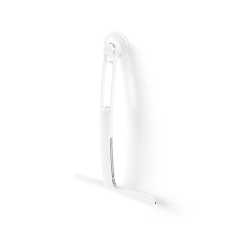 Umbra Flex Duschabzieher zum Kleben, Fensterabzieher aus Silikon mit ausziehbarem Griff