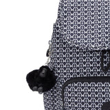 Kipling CITY PACK S, Kleiner Rucksack, Signature Print (schwarz), 9L, Kompakt & Stylisch