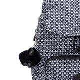 Kipling CITY PACK S, Kleiner Rucksack, Signature Print (schwarz), 9L, Kompakt & Stylisch