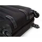 Eastpak TRANZSHELL S, Kleiner Reisetrolley, Black (schwarz), 32L, Rollkoffer mit 4 Rädern und TSA-Schloss
