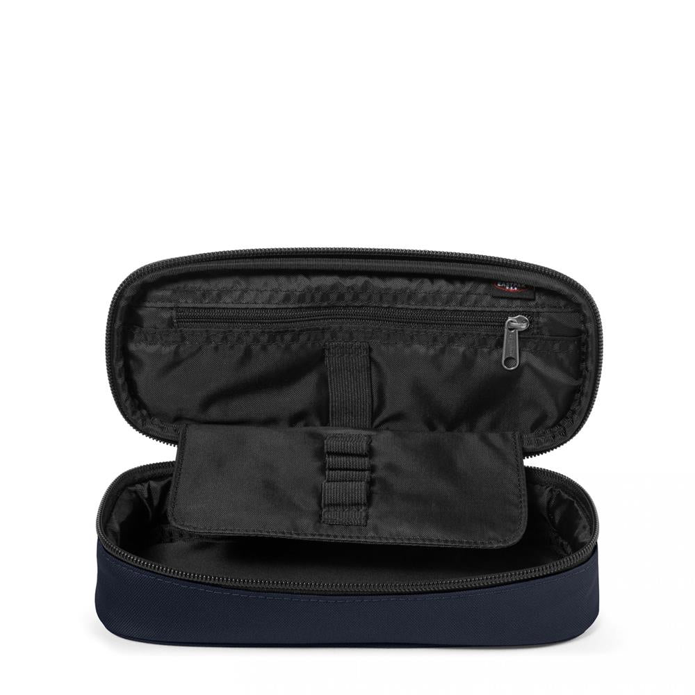 Eastpak OVAL SINGLE, Federmäppchen, Ultra Marine (blau), mittelgroße Federmappe, Federtasche