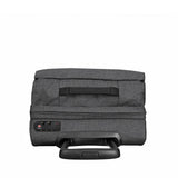 Eastpak TRANS4 S, Kleiner Reisetrolley, Black Denim (grau), 44L, Rollkoffer mit 4 Rädern und TSA-Schloss
