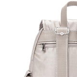 Kipling CITY PACK S, Kleiner Rucksack, Metallic Glow (beige), 9L, Kompakt & Stylisch