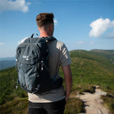 NILS CAMP Trekkingrucksack Wayfarer 35L in Grau - komfortabler Outdoor Rucksack mit Belüftung