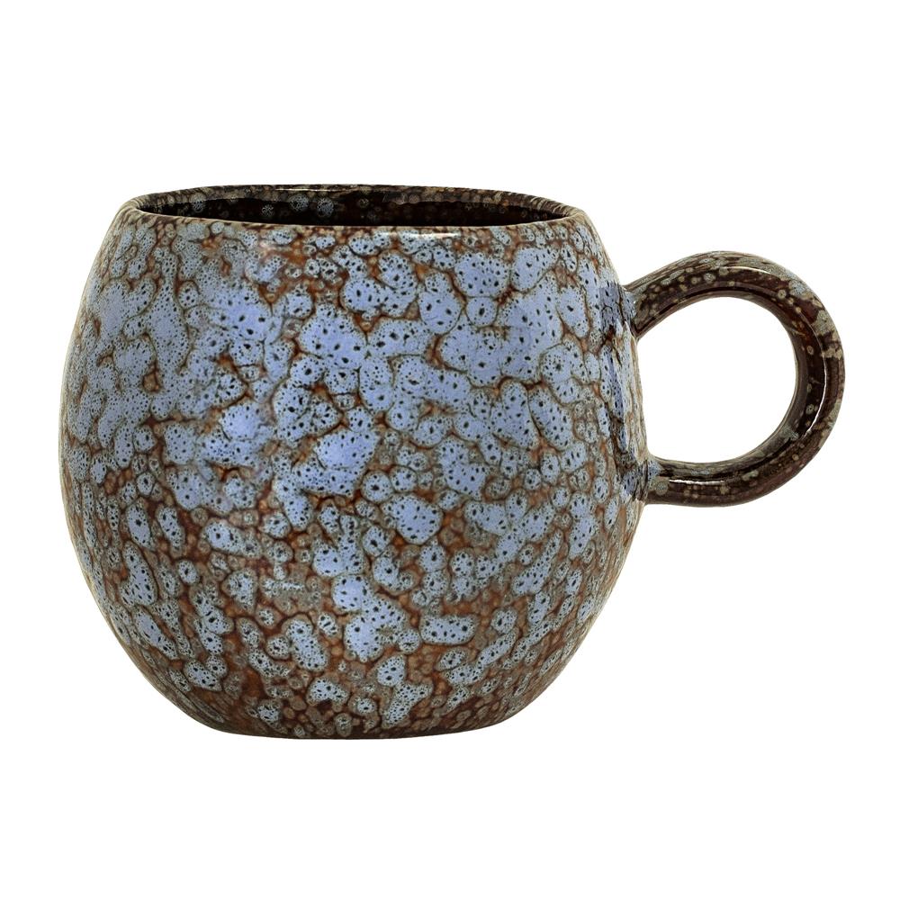 Bloomingville Paula Tasse, Braun/Blau, 275ml, Steingut, dänisches Design