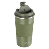 NILS Thermobecher 500 ml Edelstahl grün auslaufsicher Coffee-to-go-Becher für Camping Reisen Alltag