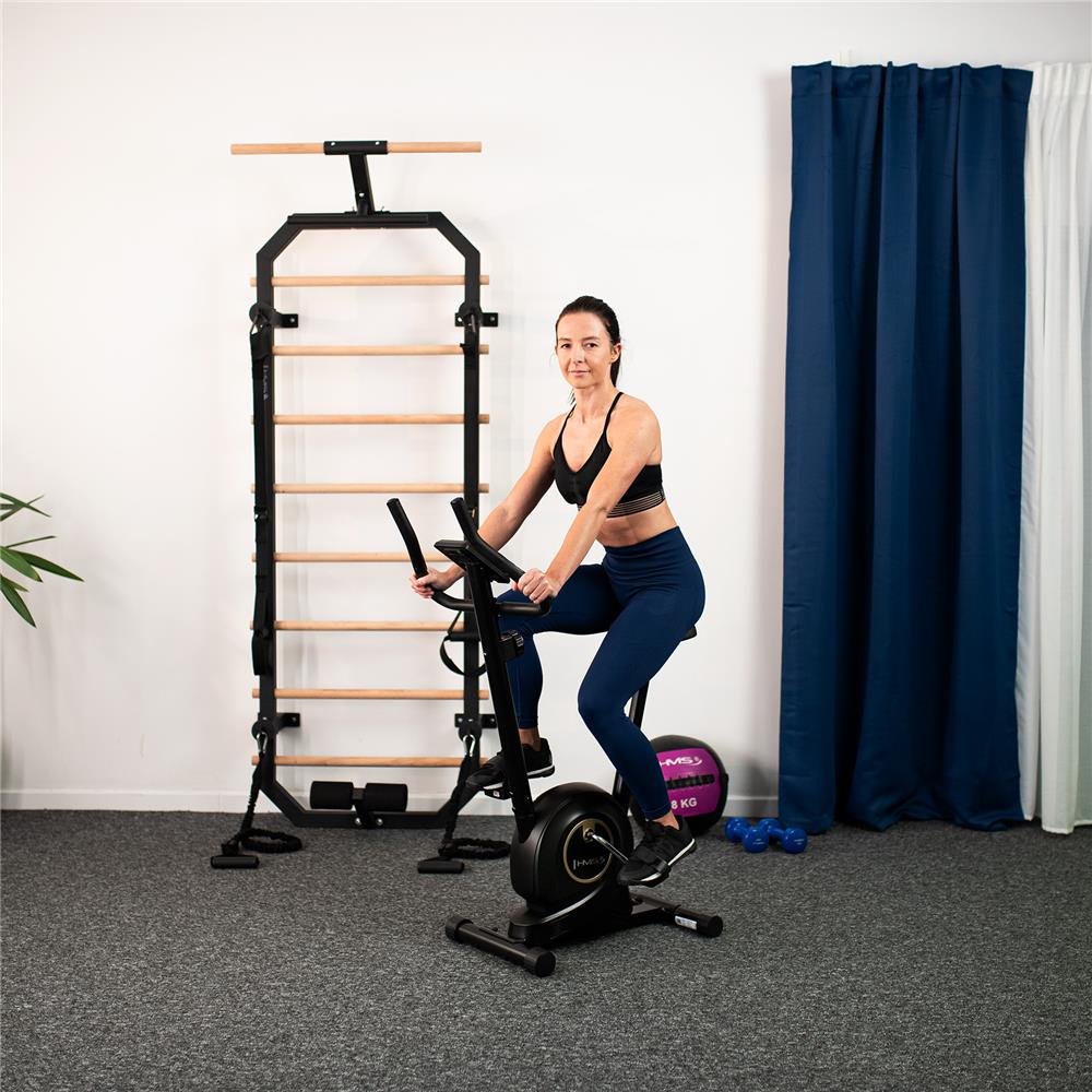 Heimtrainer Magnetbremse Schwarz 8 Widerstandsstufen | HMS M8750