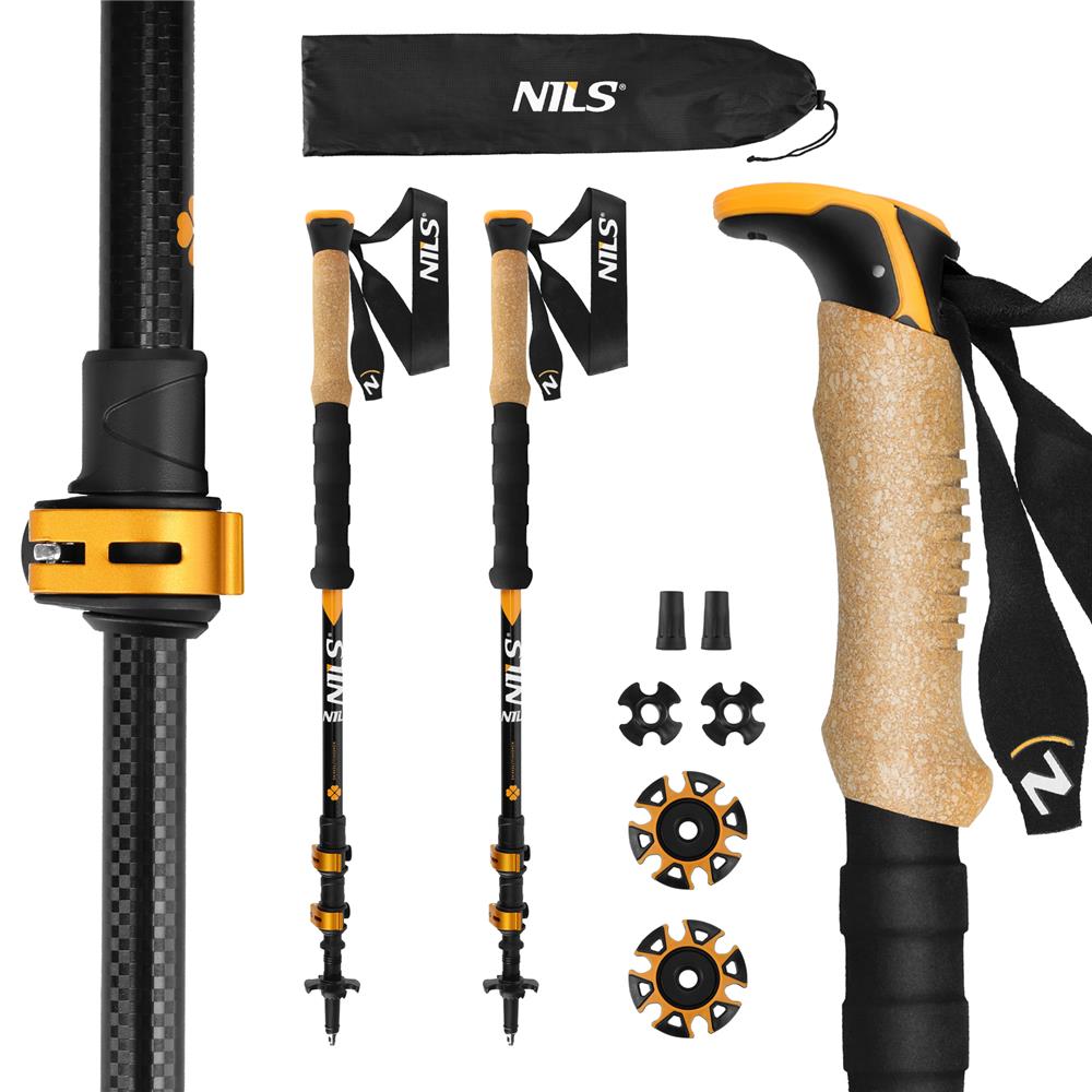 NILS Trekkingstöcke TK8605 Aluminium 7075 Korkgriff Wanderstöcke