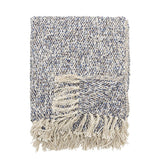 Bloomingville Ocean Decke Blau Baumwollmischung 160x130cm