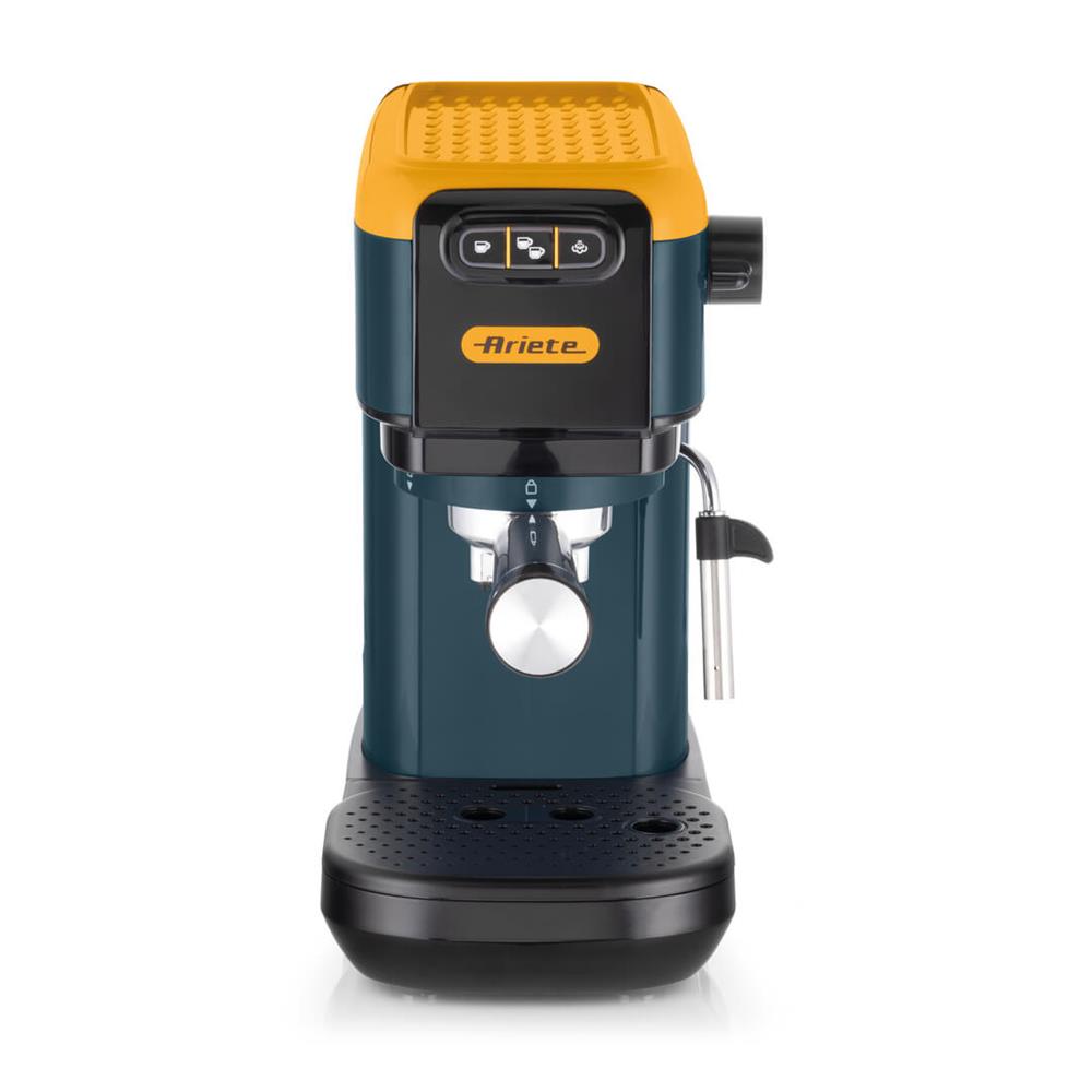 Ariete Espressomaschine, Mango Yellow, Siebträgermaschine für Pulver und ESE-Pads