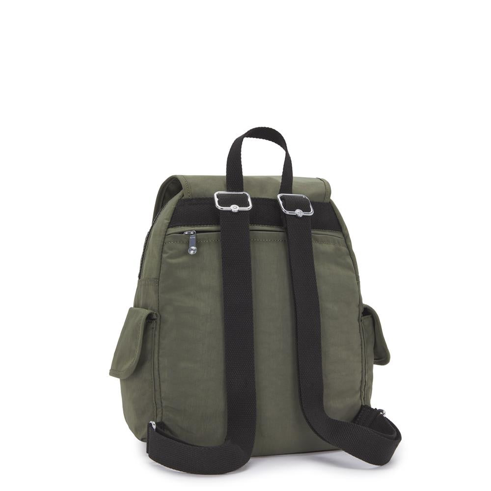 Kipling CITY PACK S, Kleiner Rucksack, Green Moss (grün), 9L, Kompakt & Stylisch